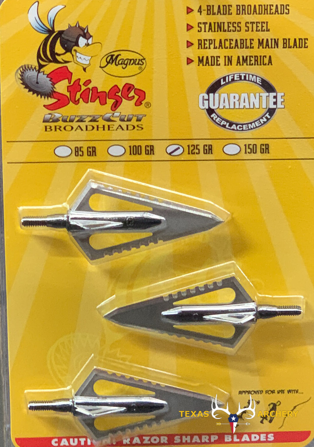 Magnus Stinger BuzzCut Broadhead - Buy Online – Texas Archery